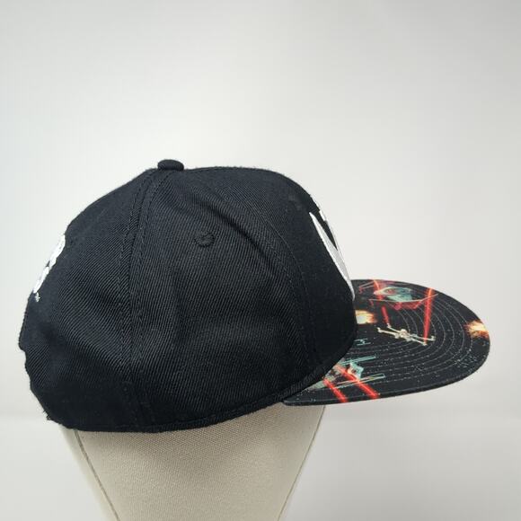 Star Wars Snapback Cap Black One Size Adjustable Embroidered Vented Holes - Picture 5 of 9